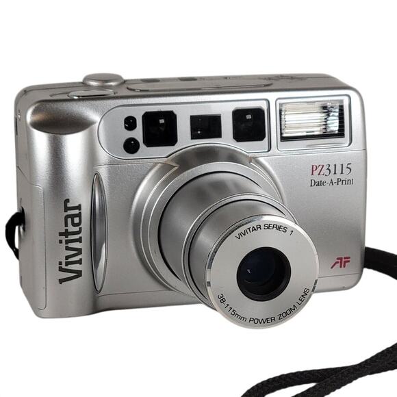 Vivitar PZ3115 35mm Film Camera AF Zoom 38-115mm Point Shoot Tested - Picture 1 of 15